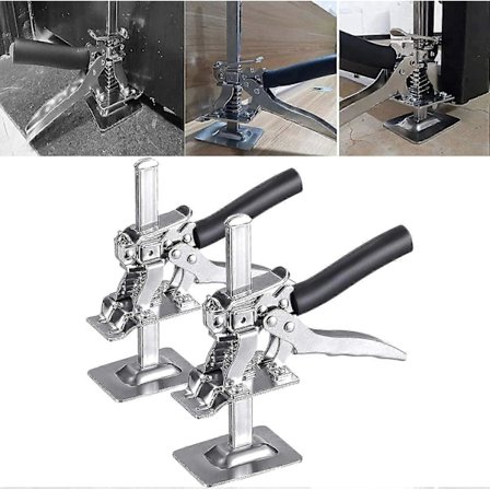 Håndholdt jekkverktøy, arbeidsbesparende løftekapasitet opptil 145 kg, arbeidsbesparende arm, for installasjon av dører, vinduer og skap, for 