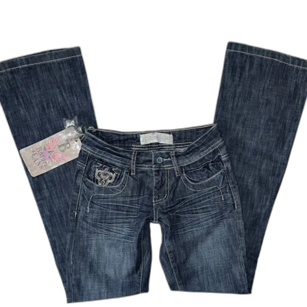 Vintage bootcut lågmidjade jeans