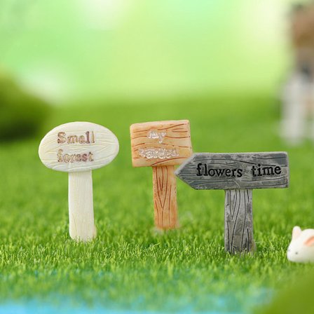 Miniatyrträdgård Dekoration Resin Tillbehör, Dockhus Tillbehör Stenparti och Falsk Sten Landskapsarkitektur Ornament Tillbehör Succulent Blomma Kruka 