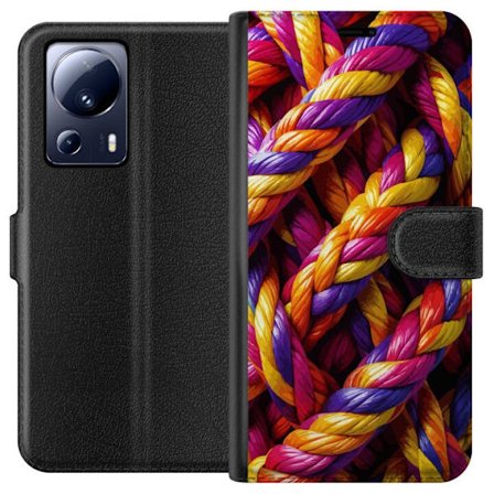 Yhteensopiva Lompakkokotelo Xiaomi 13 Lite Färgstarka rep