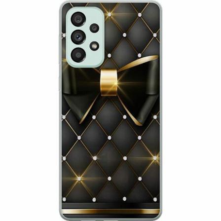 Samsung Galaxy A73 5g Genomskinligt Skal Gyllene Rosett