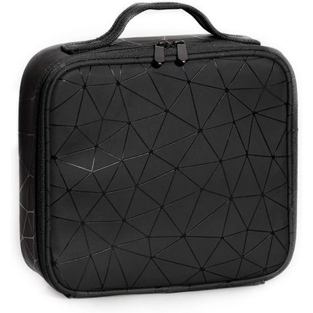 Matkailu Meikki Laukku PU Nahka Ammattimainen Kosmetiikka Juna Kotelot Taiteilija Säilytys Laukku Meikki Työkalu Laatikot Harjat Laukut Osastoilla 