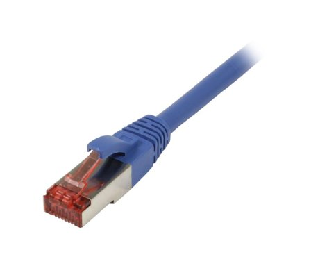 SYNERGY Patchkabel RJ45, CAT6 250Mhz, 0.25m blau, S-STP(S/FTP), Syne