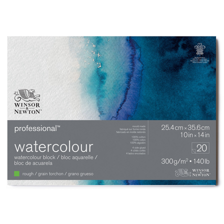 Winsor & Newton Professional Aquarelblok Roughx36 cm 300g