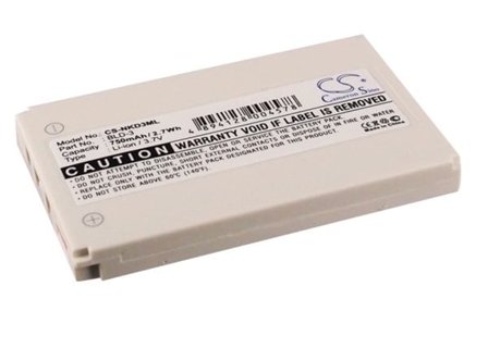 Batteri till SmartPhone, Mobil för Nokia 7250i, 7210, 6610 m.fl.