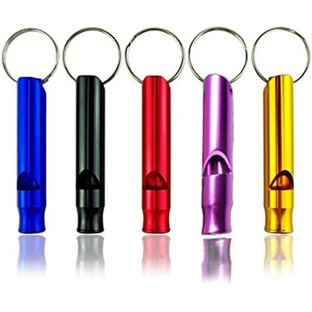 5-pak Udendørs Lille Fløjte til Vandreture, Camping, Bjergbestigning