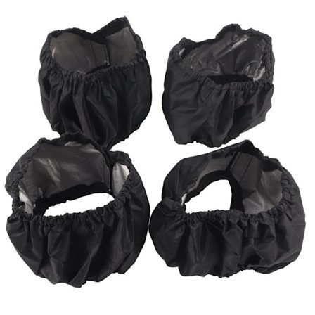 Svart Oxfordtyg Barnvagn Hjul Dammtätt Skydd Barnvagns Tillbehör