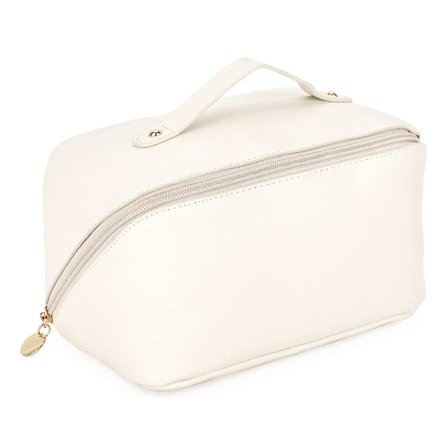 Dam sminkväska, stor kapacitet rese sminkväska, bärbar surfplatta sminkväska med stor öppning