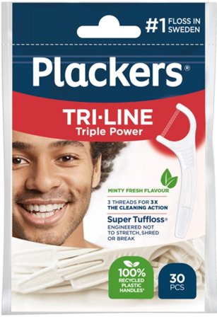 Plackers Tri-line tanntrådbøyler 30 stk