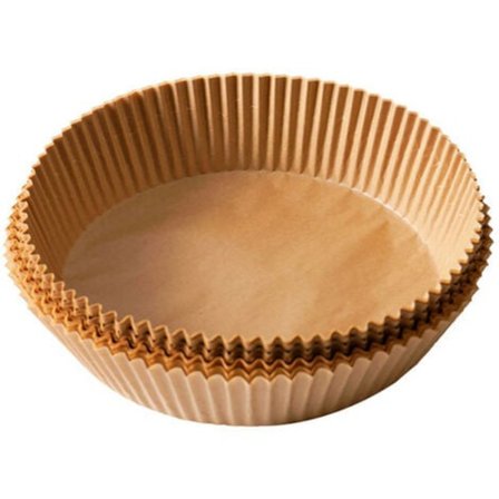 Bakplåtspapper för Air Fryer, 100 stycken 20 cm Bakplåtspapper för Air Fryer, Non-Stick Engångspapper Air Fryer Tillbehör, för 3-5L Air Fryer