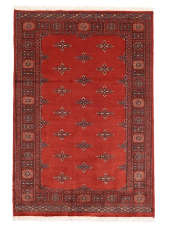 Medalionowy Mały Pakistański Bucharski 2Ply Dywan 123X179 Wełna