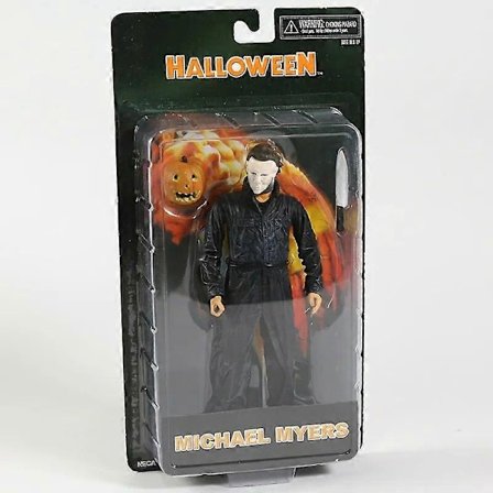 Anime NECA Halloween Michael Myers Jason Voorhees Del 7 Blod Actionfigur 17cm Samling Modell Lekegaver