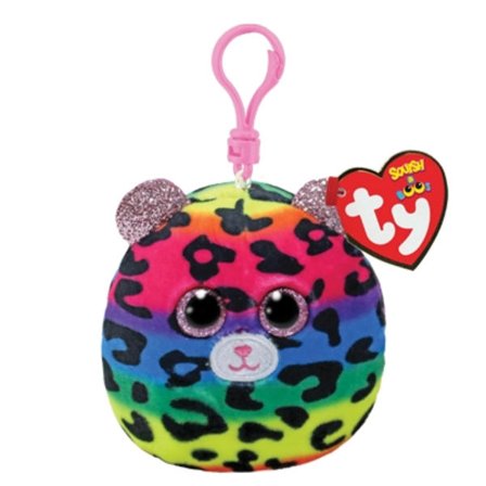 TY Squishy Beanies Clip Dotty, Leopard