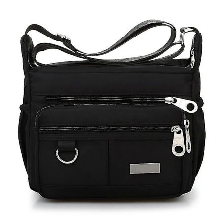Vanntett Messenger Cross Body Veske for Kvinner, Skuldervesker med flere lommer, Reisevesker for ferie
