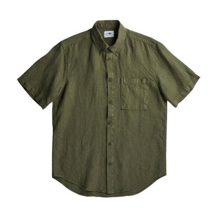Nn07 Arne SS BD 5706 Shirt Grøn, Herre Skjorter