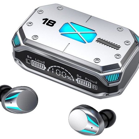 Kattöronhörlurar Trådlösa Stereo LED-ljus Bluetooth-hörlurar