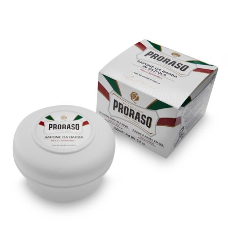 Sapone da barba tè verde 150ml per uomini - Creme e saponi da barba