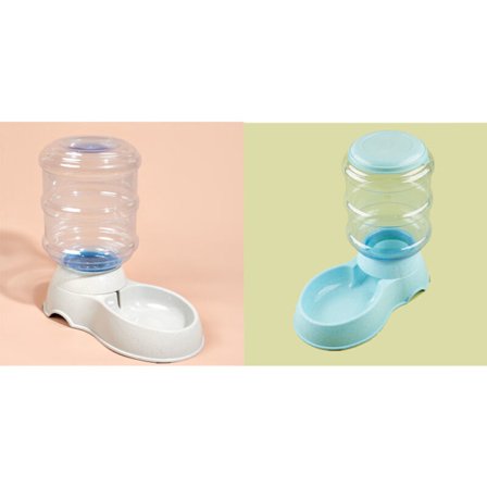 2x Automaattinen ruoka- ja juomakuppi - Kissan ja koiran tarvikkeet - 2x Automaattinen syöttölaite - Kissalle, koiralle, kanille - 3,8 litran tilavuus