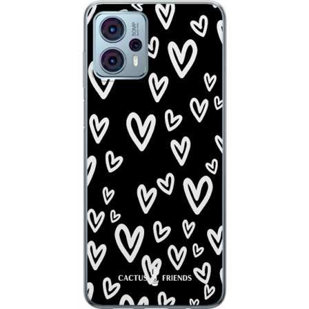 Yhteensopiva Puhelinkuori Motorola Motorola Moto G23 Cactus and Friends - Handdrawn Love Chaos