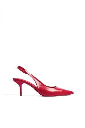 NA-KD Slingback-Pumps - Schuhe Silvester - Rot - EU 41