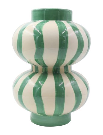 Que Rico Vase - Augusto - Rayas Bailarinas - Green - 28.3 CM