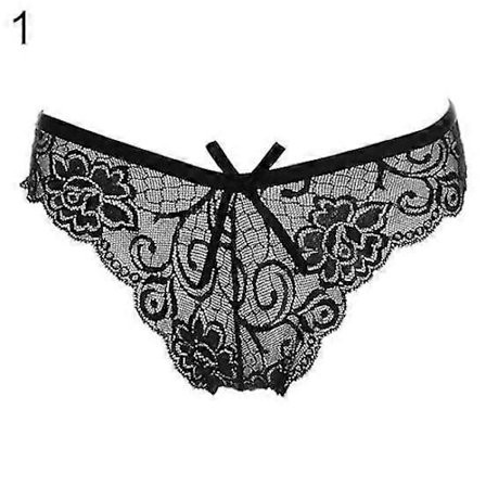 Truser for kvinner G-streng Lingeri Sexy Søt Blonder V-streng Truser Tanga Undertøy