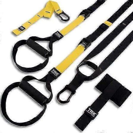 TRX All-in-One Suspension Trainer - Hjemmegymsystem for erfarne treningsentusiaster med TRX Training Club-tilgang - WELLNGS