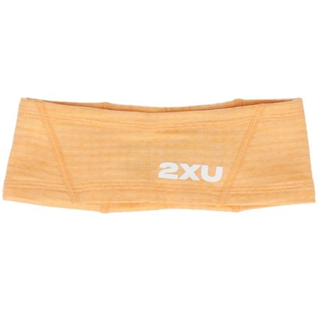 2XU - Oransje Tilbehør - Ignition Peach/White Reflective Headband @ Hatstore