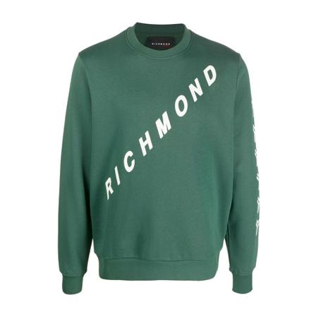 John Richmond, Sweatshirt Groen, Heren, Maat:M