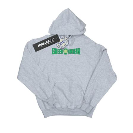 DC Comics Boys Green Lantern Text Logo Hoodie 7-8 år Sport Sports Grey 7-8 Years