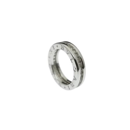 Bvlgari Vintage Pre-owned Ring , Grijs , Dames , Maat: ONE Size