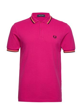 Twin Tipped Fp Shirt Polos Short-sleeved Rosa Fred Perry
