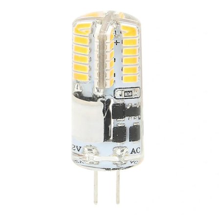 /EA/48LED G4-lampa 3W Ej dimbar Bi-stiftlampa för ljuskrona (varmvit 2700K-3100K) - AC DC 12V, 300LM