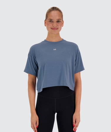 Women's Oversized Crop Tee | Gymnation moonlight blue / S