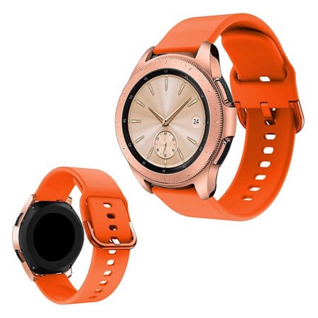 Samsung Galaxy Watch (42mm) klockarmband i silikon - Orange