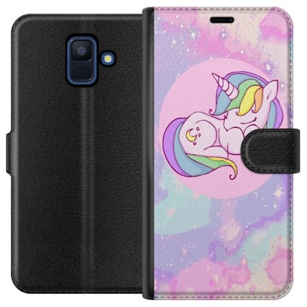 Kompatibelt Lommeboketui til Samsung Galaxy A6 (2018) Unicorn