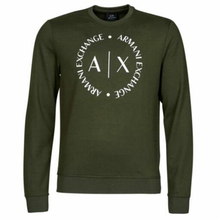 Armani Exchange, Sweatshirt Groen, Heren, Maat:S