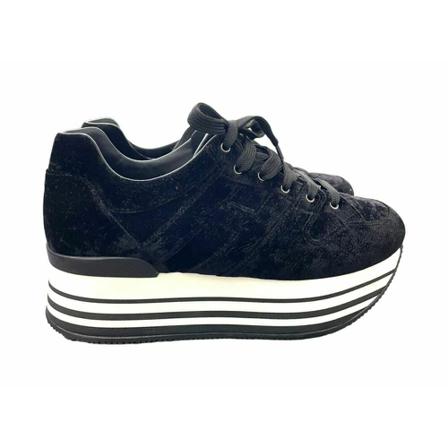 Hogan, Laced Shoes Czarny, Kobieta, Rozmiar: 39 EU