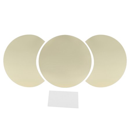 Rund Spegel Väggdekal DIY Väggdekor för Hem Vardagsrum TV Bakgrund Sovrum Dekor Guld