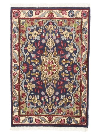 Hand Knotted Persian Kerman Rug 60X90