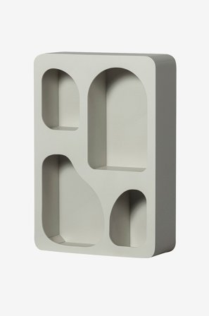 WOOOD - Väggskåp Brisa - Grå - Vägghyllor - Från Homeroom