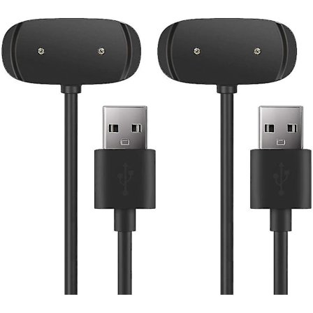 [2-pack] Lader kompatibel med Amazfit Gtr 2, Gts 2 Mini, Pop Pro, Bip U, Zepp E, Zepp Z - Usb-ladekabel 3,3 fot 100 cm - Smartwatch-tilbehør