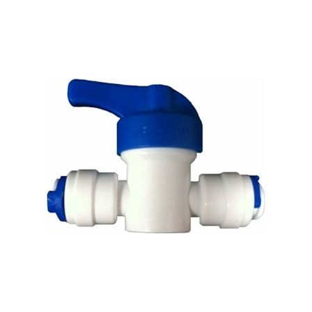 1/4" Inline Avstängningsventil för Kylskåp/Frys/Omvänd Osmos Filtersystem