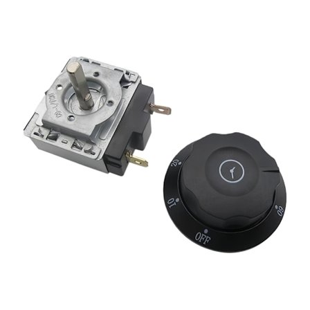 Universelle kompatibilitetsopladere Timere Sæt Inkluderer 120 Minutters Mekaniske Timere Knap og Monteringsskruer til Forskellige Modeller