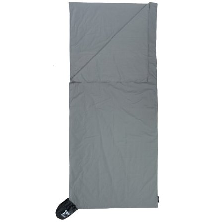Helsport Sleeping Bag Liner Rectangular Poly Cotton travel sheets Grey OneSize