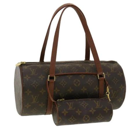 Louis Vuitton Vintage, Pre-owned Canvas louis-vuitton-bags Bruin, Dames, Maat:ONE Size