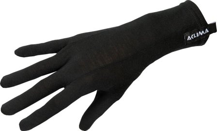 Aclima HotWool Heavy Liner Gloves Unisex Jet Black