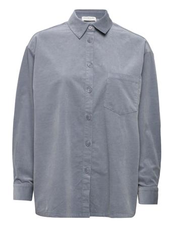 Shirt Långärmad Skjorta Blå Rosemunde