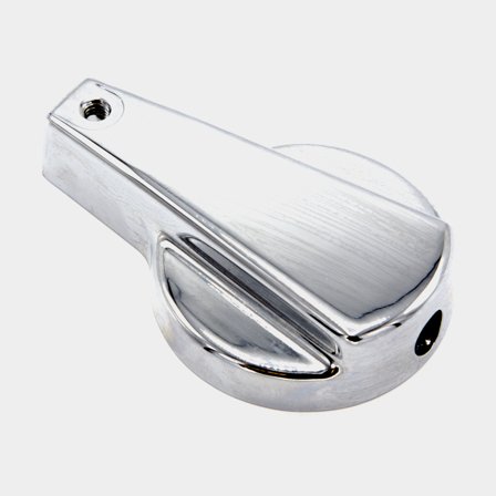 Dometic Spaknav NB-05 för NB reglage i förkromad metall, reservdel för båt och husvagn, silverfärgad finish