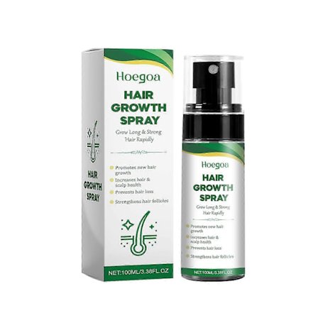 Hoegoa hårvårdsspray starkt och vackert hår, vårdande hårbotten, återfuktande och förbättrar hårkvaliteten, hårbottenvårdande vätska